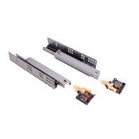 Напрямна прихованого монтажу 18 мм L-400 повного висування SS80400H1