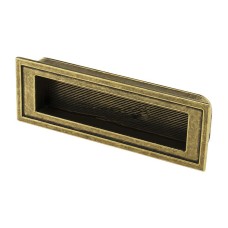 Меблева ручка D-105/96 G4 бронза стара ручка-врізна DC (SL)