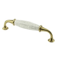 Мебельная ручка D-126/128 G4 бронза старая ручка-дуга DC (OL)