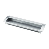 Меблева ручка DU 08AL/128 G6 алюміній/хром матовий (алюміній) Ручка-врізна DC (OL)