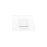 Меблева ручка KU 06/16S G5/Glass нікель матовий (сатин) ручка-кнопка DC (SL)