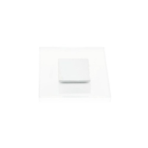 Меблева ручка KU 06/16S G5/Glass нікель матовий (сатин) ручка-кнопка DC (SL) - 17874