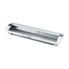 Мебельная ручка DU 08AL/160 G2 алюминий/хром ручка-врезная DC (OL)