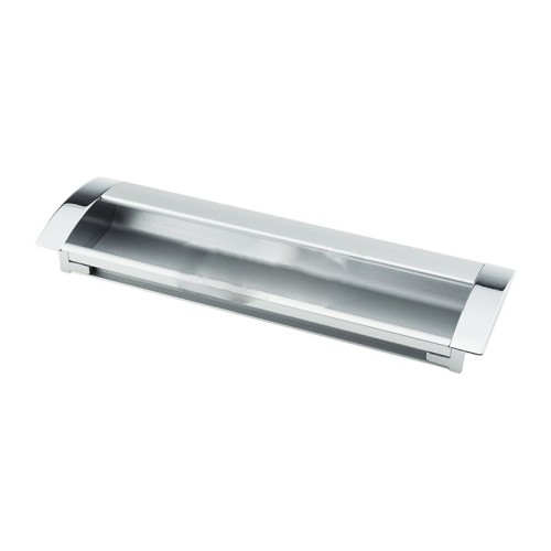 Меблева ручка DU 08AL/160 G2 алюміній/хром ручка-врізна DC (OL) - 18435