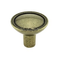 Меблева ручка K-105 G4 бронза стара ручка-кнопка DC (OL)