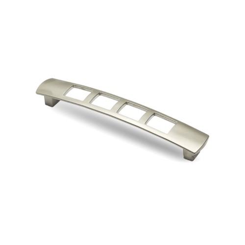 Меблева ручка DRR 08/128 G5 нікель матовий (сатин) ручка-дуга DC (SL) - 19322