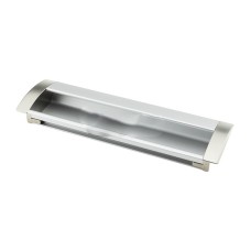 Меблева ручка DU 08AL/160 G5 алюміній/нікель матовий (сатин) ручка-врізна DC (OL)