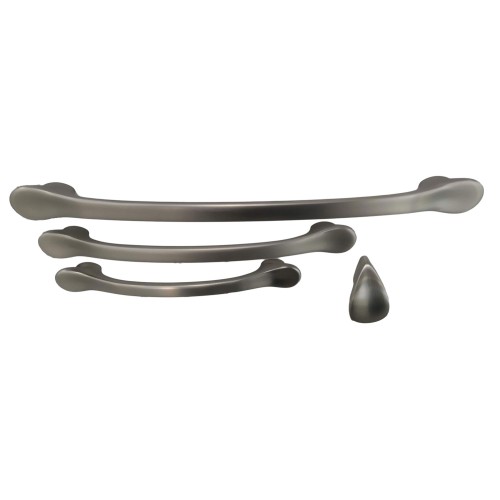 Меблева ручка CR 16/128 MBSN нікель матовий браш ручка-дуга ДС СтандартЛайн - 103677