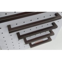 Меблева ручка DL 36M/192 BRNS/AL коричневий структура/алюміній (IC) ручка-дуга DC (SL)