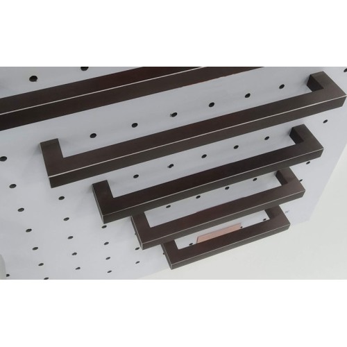 Меблева ручка DL 36M/192 BRNS/AL коричневий структура/алюміній (IC) ручка-дуга DC (SL) - 65755