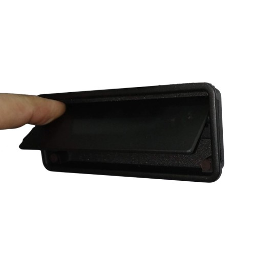 Меблева ручка CR 28/96 PBLK графіт темний ручка врізна ДС СтандартЛайн - 103688