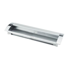 Меблева ручка DU 08AL/192 G2 алюміній/хром ручка-врізна DC (OL)