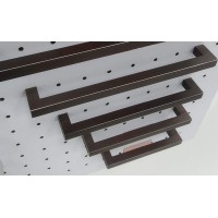 Меблева ручка DL 36M/224 BRNS/AL коричневий структура/алюміній (IC) ручка-дуга DC (SL)