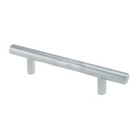 Меблева ручка DR 10/256 G6 хром матовий (алюміній) ручка-рейлінг DC (OL)