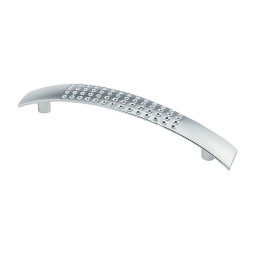 Меблева ручка DN 87/128 G6 хром матовий (алюміній) ручка-дуга DC (OL) - 30140