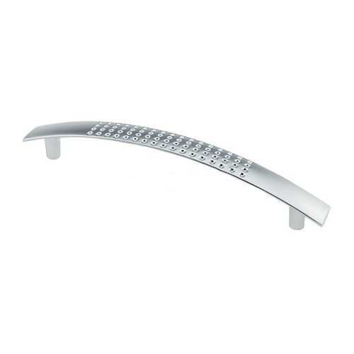 Меблева ручка DN 87/128 G6 хром матовий (алюміній) ручка-дуга DC (SL) - 19173