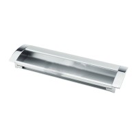 Меблева ручка DU 08AL/128 G2 алюміній/хром ручка-врізна DC (OL)