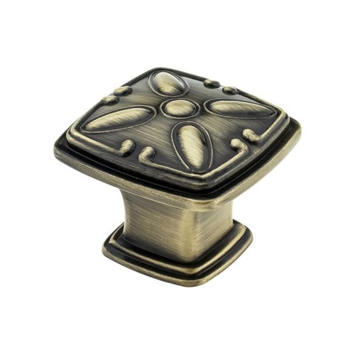 Меблева ручка KR 52 AB латунь ручка-кнопка DC (SL) - 17842