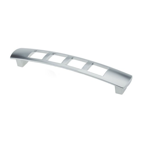 Меблева ручка DRR 08/160 G6 хром матовий (алюміній) ручка-дуга DC (SL) - 19328