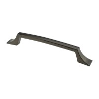 Меблева ручка DL 41/192 G22 чорне срібло ручка-дуга DC (SL)