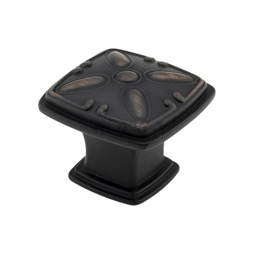 Меблева ручка KR 52 G15 мідь темна ручка-кнопка DC (SL) - 17843