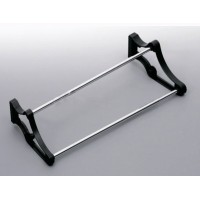 Полиця взуття хр/чорн кр-туфелька,дл.700-1100мм ДС