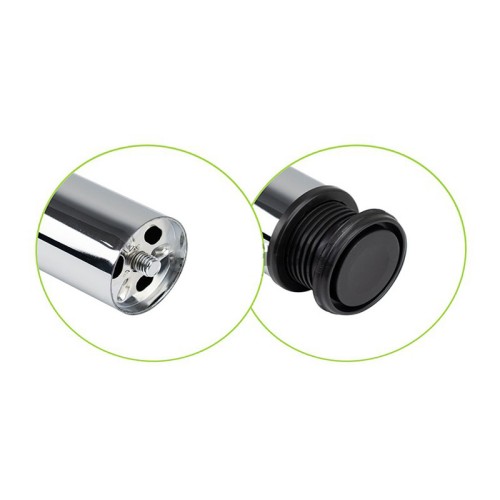 Опора для столу 1100*60 мм G2 хром сталеве верхнє кріплення DC SL - 15432