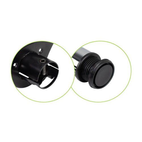 Опора для стола 710*60 мм G2 хром стальное бокове крепление DC SL - 15446