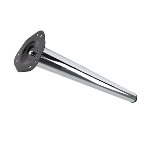 Опора для столу 820*60 мм G2 хром сталеве верхнє кріплення DC SL - 15454