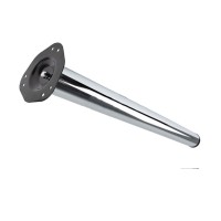 Опора для столу 710*60 мм G2 хром сталеве верхнє кріплення DC