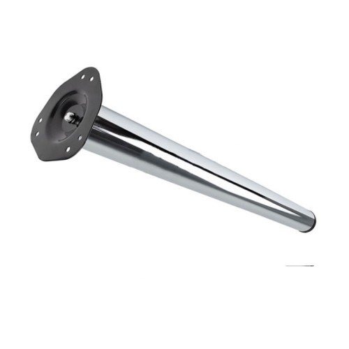 Опора для столу 710*60 мм G2 хром сталеве верхнє кріплення DC