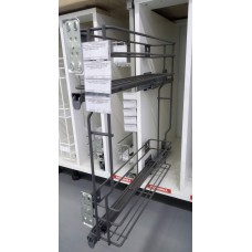 Кошик бічний cargo mini 150 L-450 метал графіт VARIANT MULTI Rejs без напрямних WE03.7319.01.924