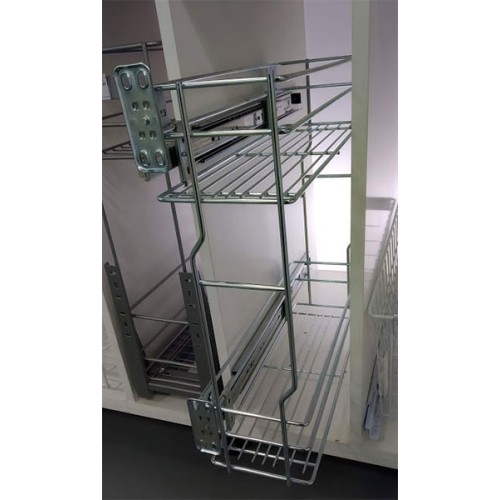 Корзина боковая cargo mini 200 L-450 метал эффект хром (оцинковка) VARIANT MULTI Rejs WE03.7419.01.062 - WE03.7419.01.062