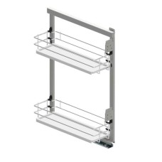 Карго бічне 150 праве хром/білий MAXIMA EVO II Rejs WE27.5438.08.374