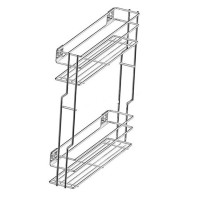 Корзина боковая cargo mini 150 L-450 метал эффект хром VARIANT MULTI Rejs WE03.7319.01.062