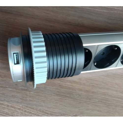 Компактна меблева розетка EH-AR-303 - EH-AR-303