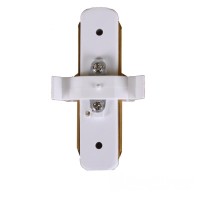 Конектор для трекового LED світильника прямий білий