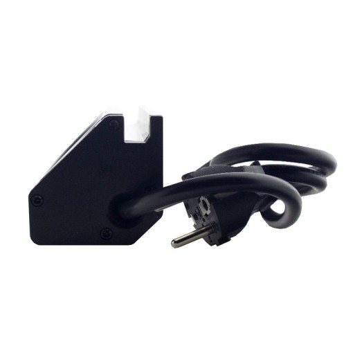 Компактна меблева розетка (кутова) 3х16A, 2хUSB 2,4A IP40 - EH-AR-307