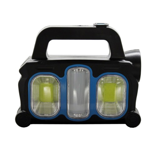 Ліхтарик з акумулятором та сонячною батареєю EH-FLSB-02, синій - EH-FLSB-02