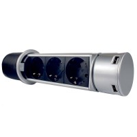 Компактна меблева розетка EH-AR-303