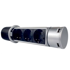 Компактна меблева розетка EH-AR-303