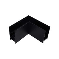 Кут трекової магнітної рейки накладний горизонтальний