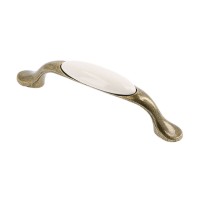 Ручка GTV 728-P 96 мм Бронза / Кераміка без малюнка