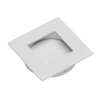 Ручка врезная квадрат B226 (d 35, Белая)