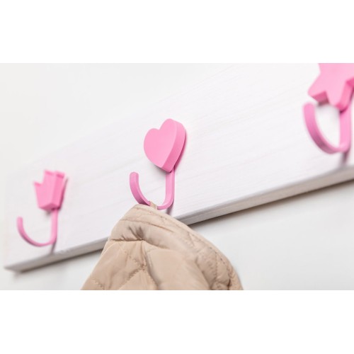 Гачок дитячий GTV HEART рожевий - WM-HEART-RZ