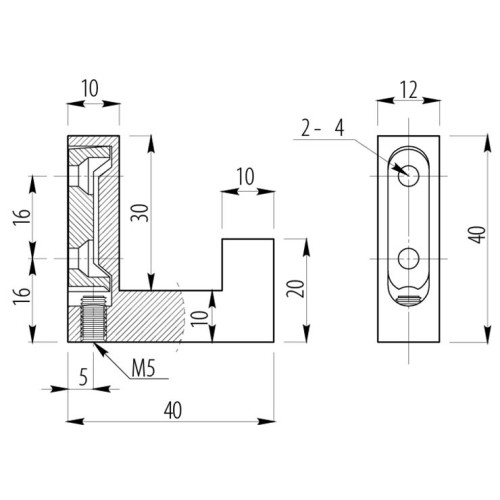 Гачок меблевий K2201 Кремовий - WZ-K2201-CS