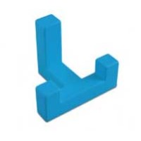 Гачок меблевий K2202 Блакитний