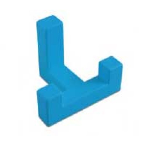 Гачок меблевий K2202 Блакитний - WZ-K2202-NB