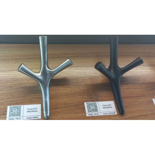 Гачок GTV WALENCIA чорний матовий - WZ-WALENCIA-20M