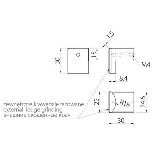 Ручка ARES Чорна - ru-arsg30-20